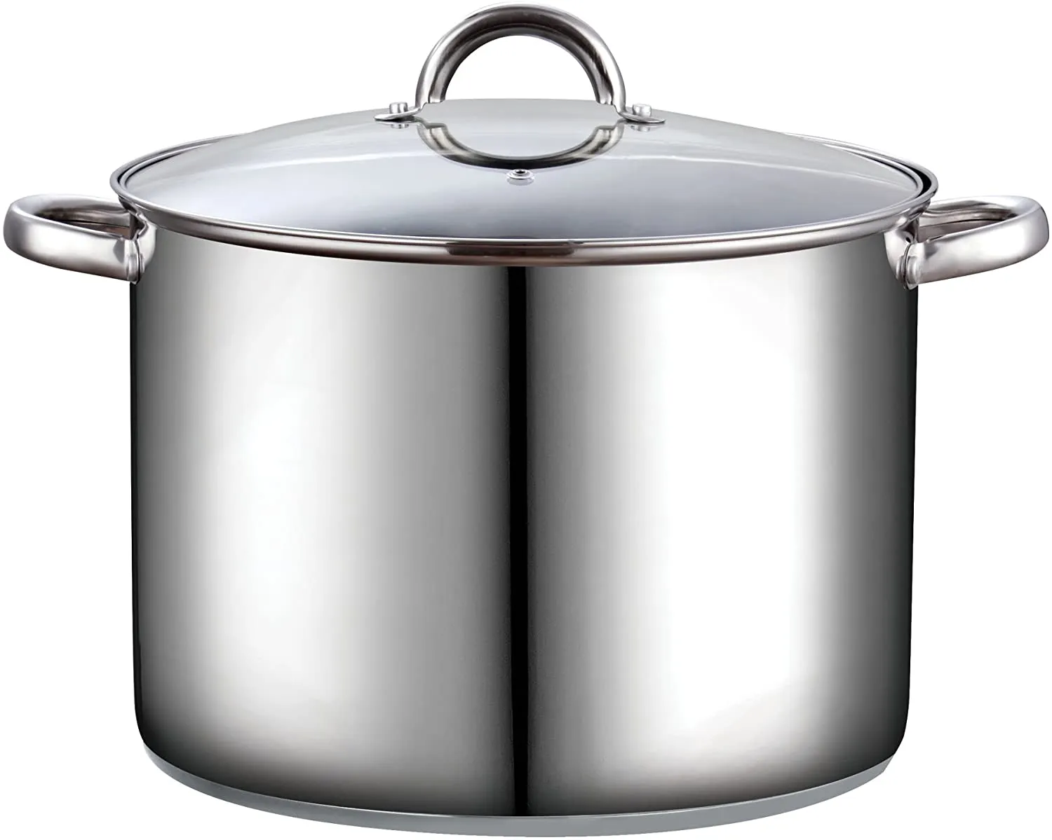 Cook N Home 16 Quart Stockpot with Lid, Stainless Steel