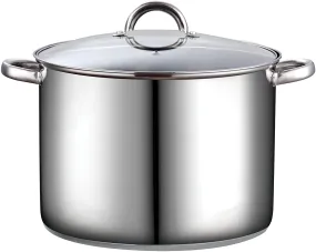 Cook N Home 16 Quart Stockpot with Lid, Stainless Steel