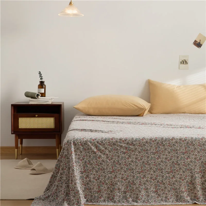 Cotton Floral Bed Sheets