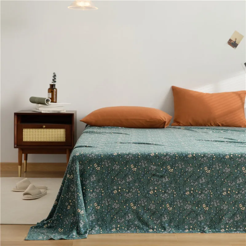 Cotton Floral Bed Sheets