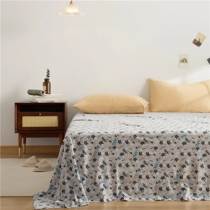 Cotton Floral Bed Sheets