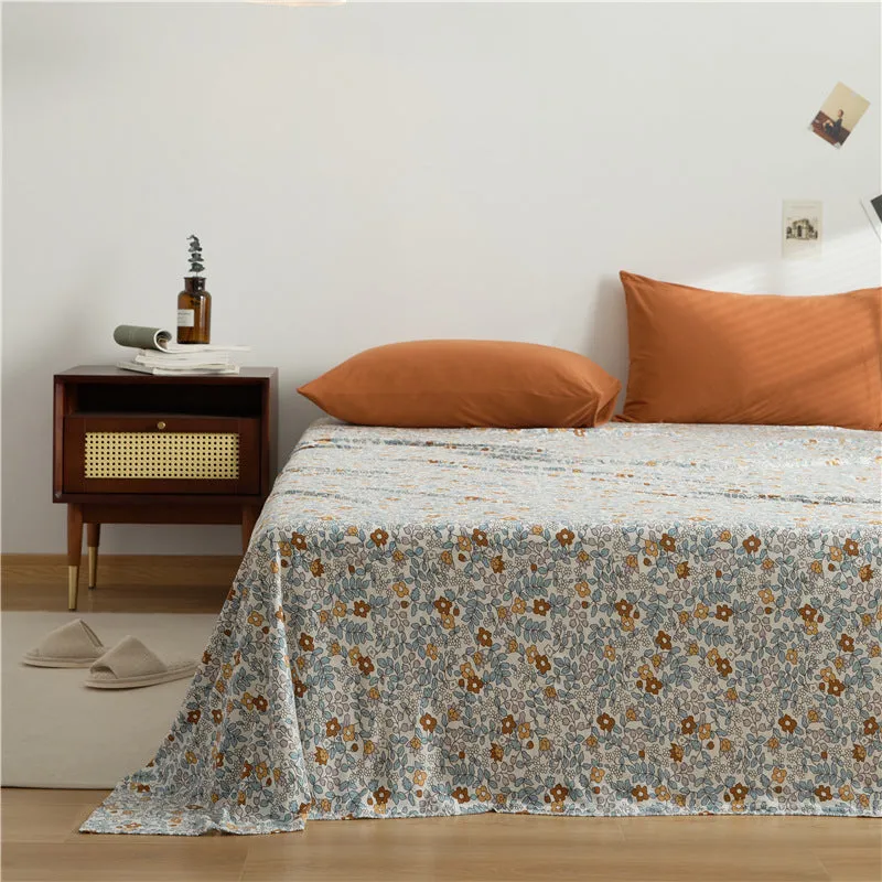 Cotton Floral Bed Sheets