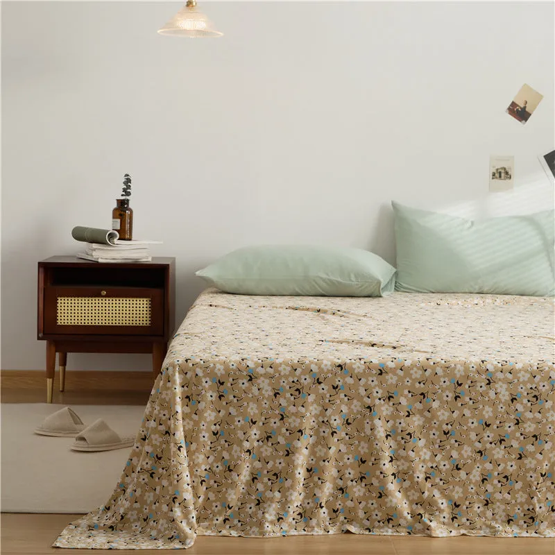 Cotton Floral Bed Sheets