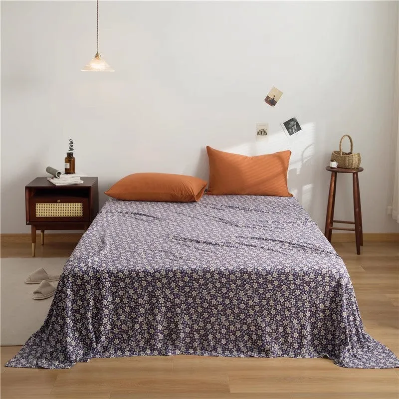 Cotton Floral Bed Sheets