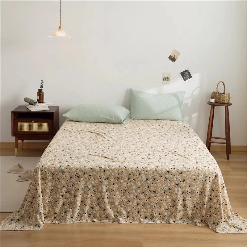 Cotton Floral Bed Sheets