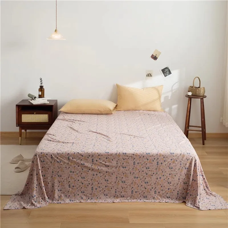 Cotton Floral Bed Sheets