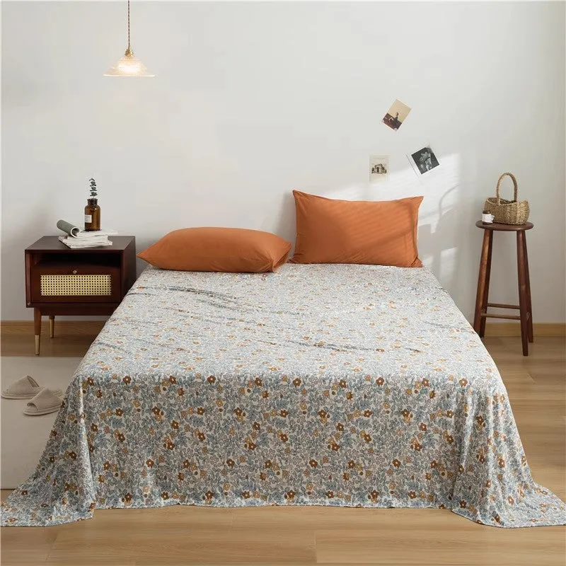 Cotton Floral Bed Sheets