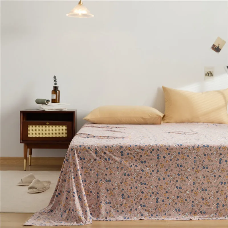 Cotton Floral Bed Sheets