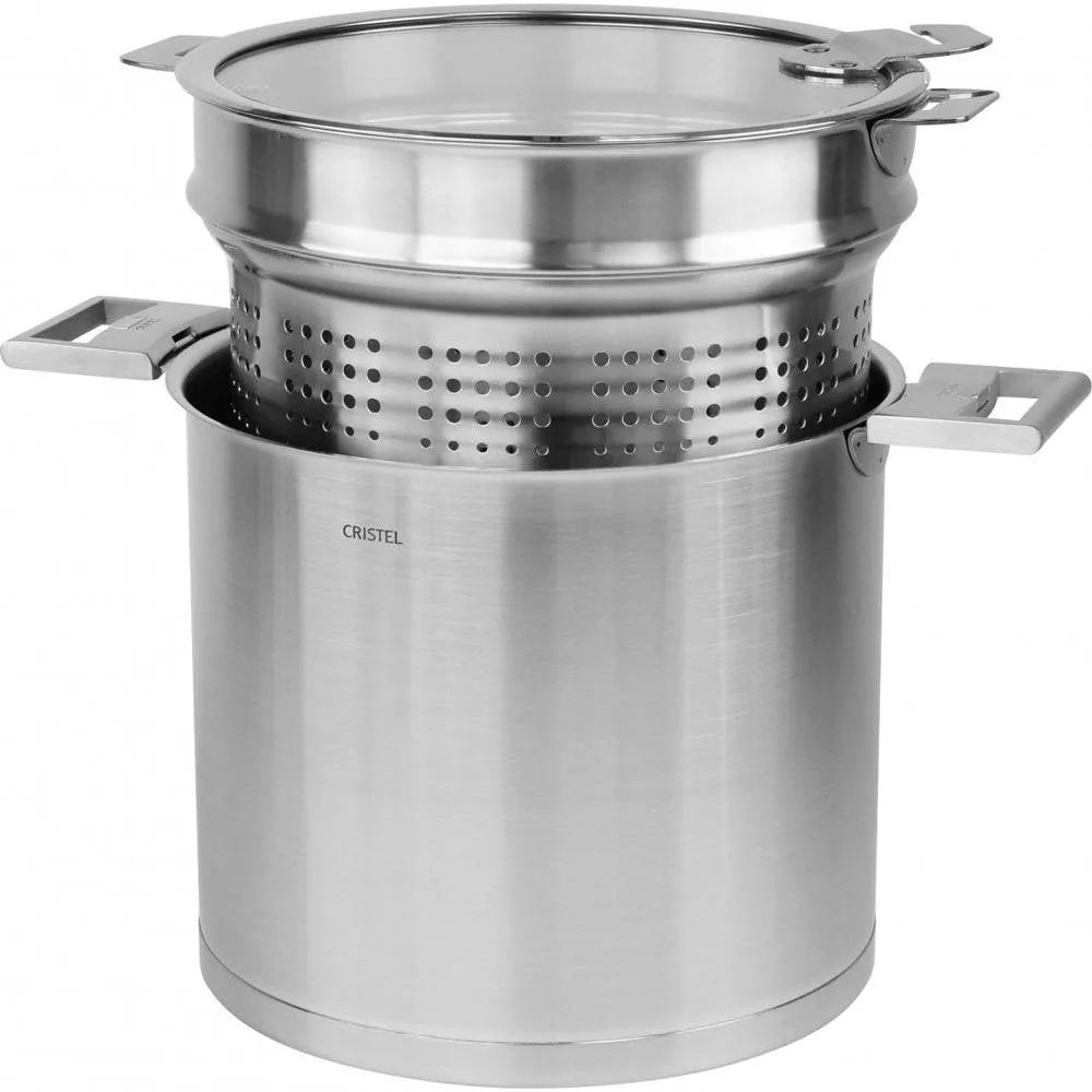 Cristel Strate Stainless Steel Stockpot with Lid