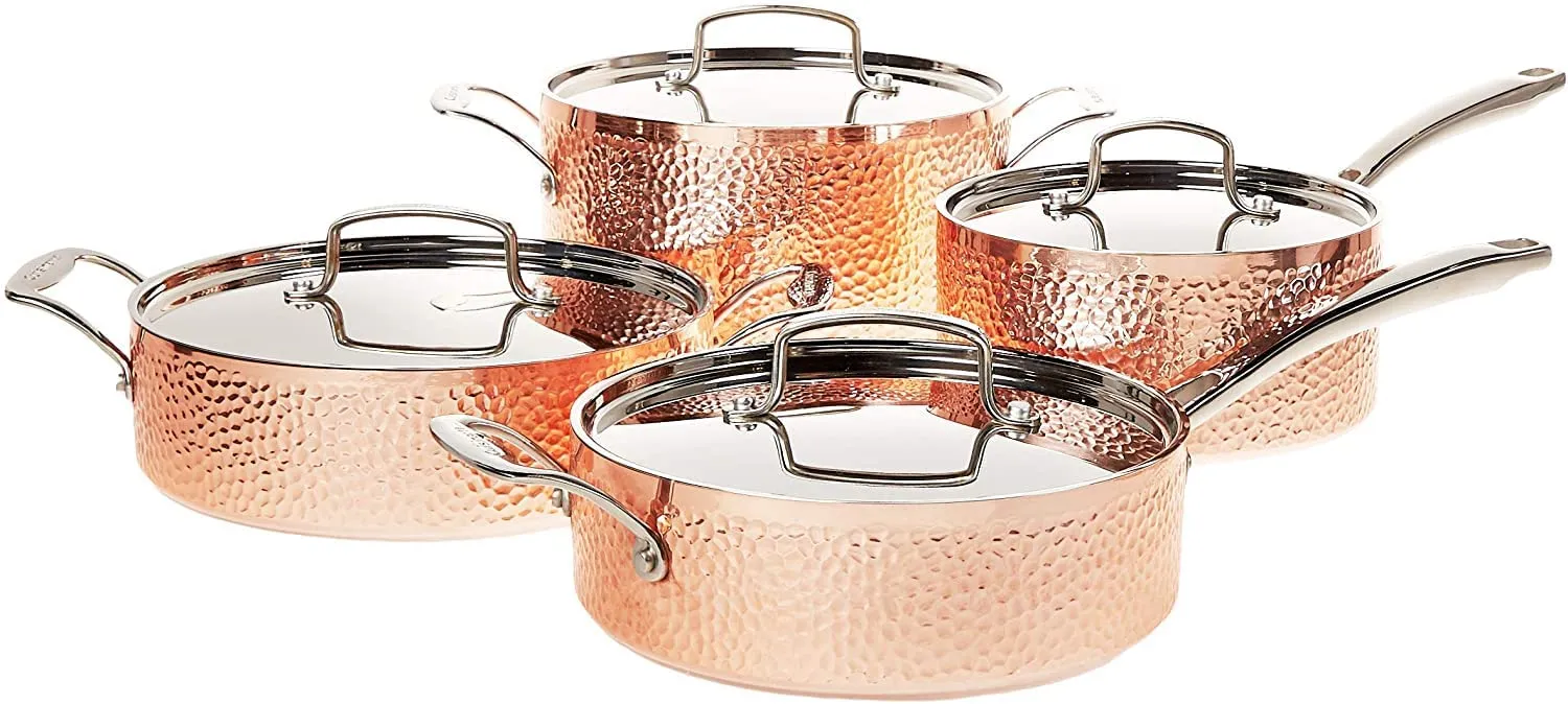 Cuisinart Cookware Set, Copper, Medium