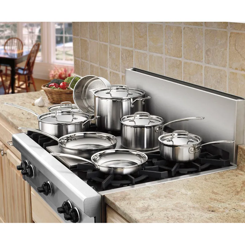 Cuisinart MultiClad Pro 12 Piece Tri-Ply Cookware Set