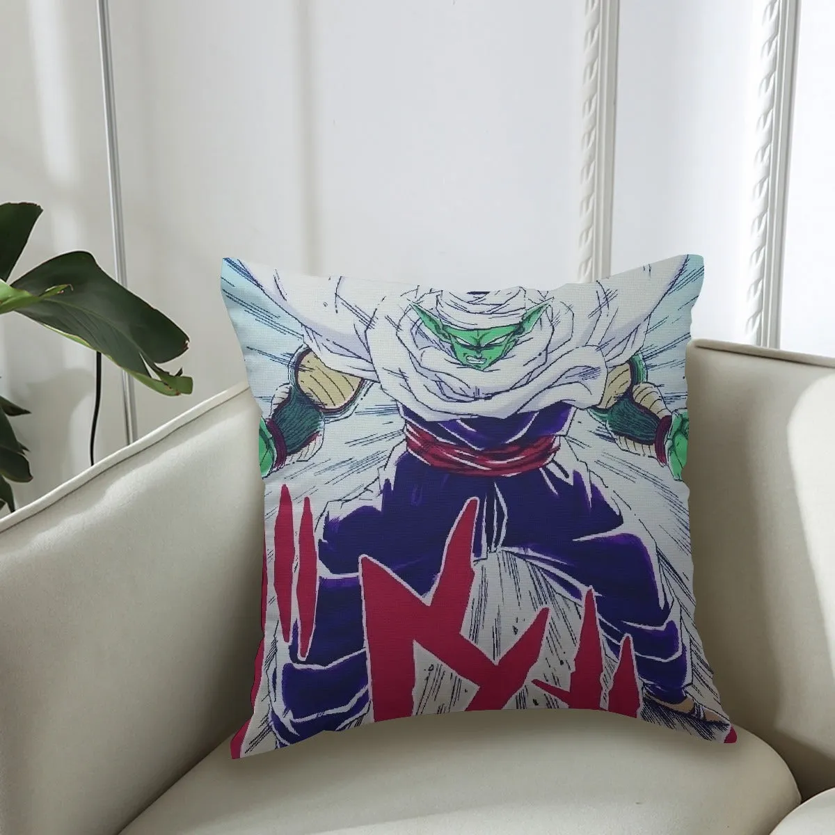 DBZ Evil King Piccolo Release Power Final Battle Fashion Couch Pillowcase