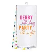 Derby Party Kitchen Tea Towel