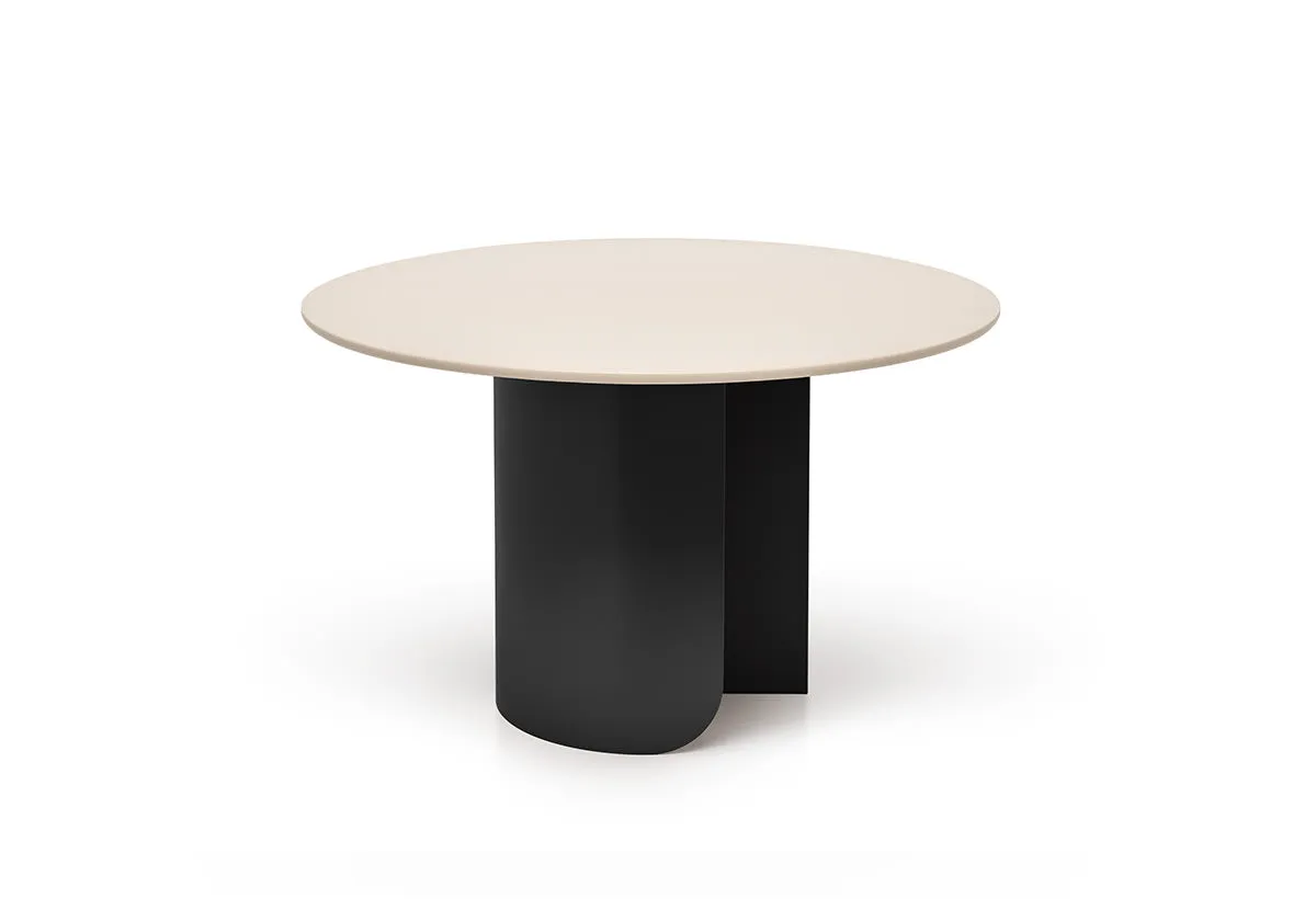 Dining Table - Plateau Round Black