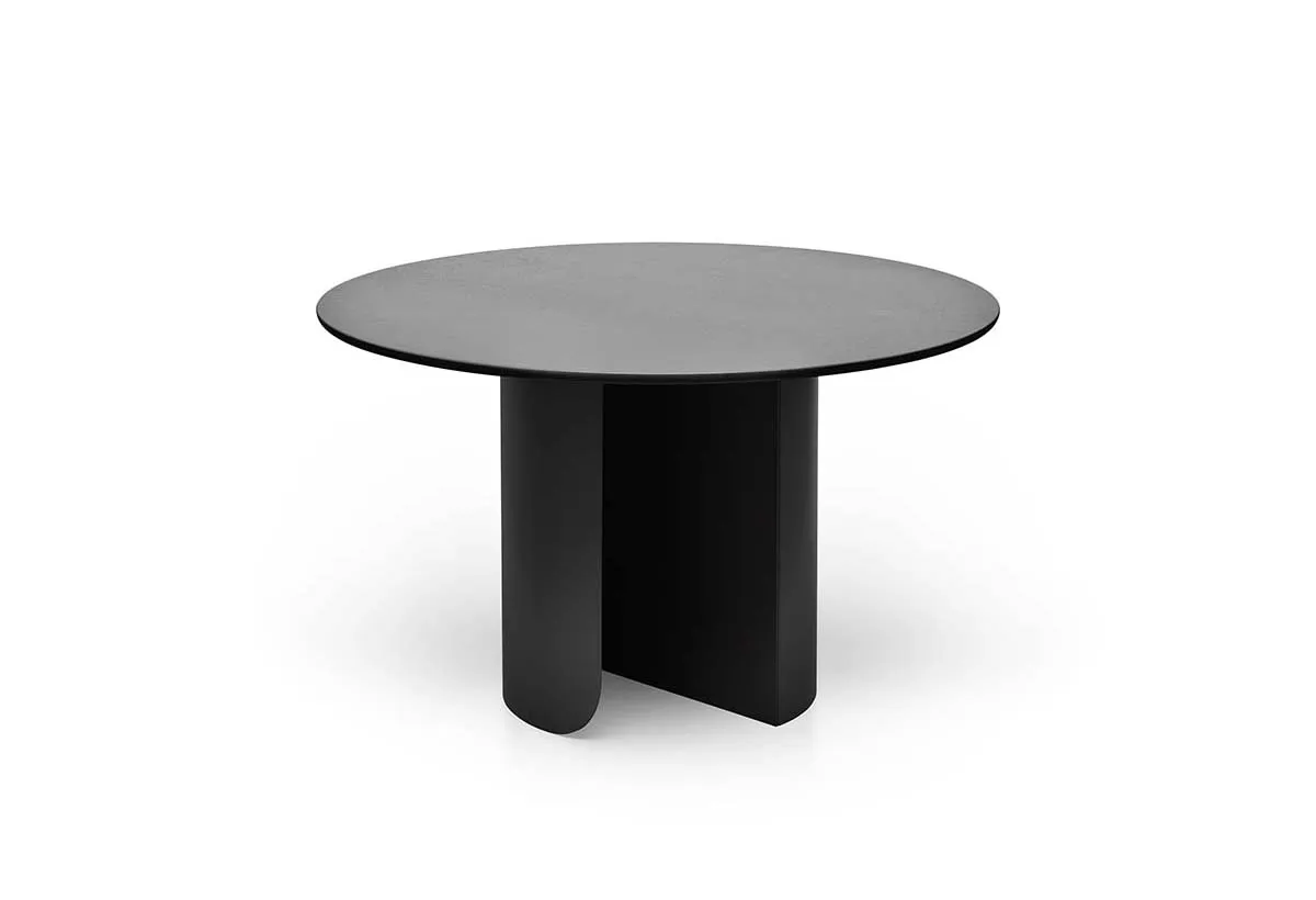 Dining Table - Plateau Round Black