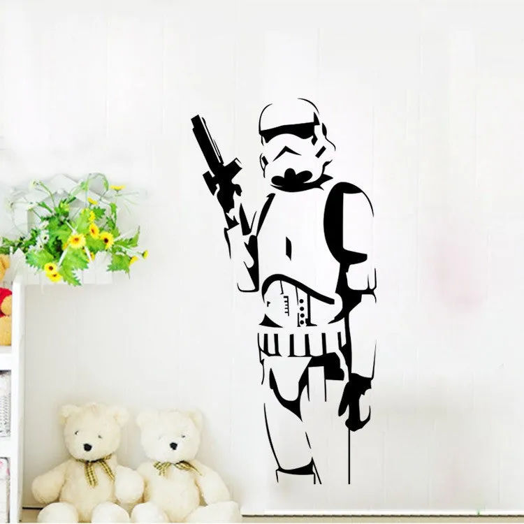 DIY 3D Storm Trooper Wall Decal