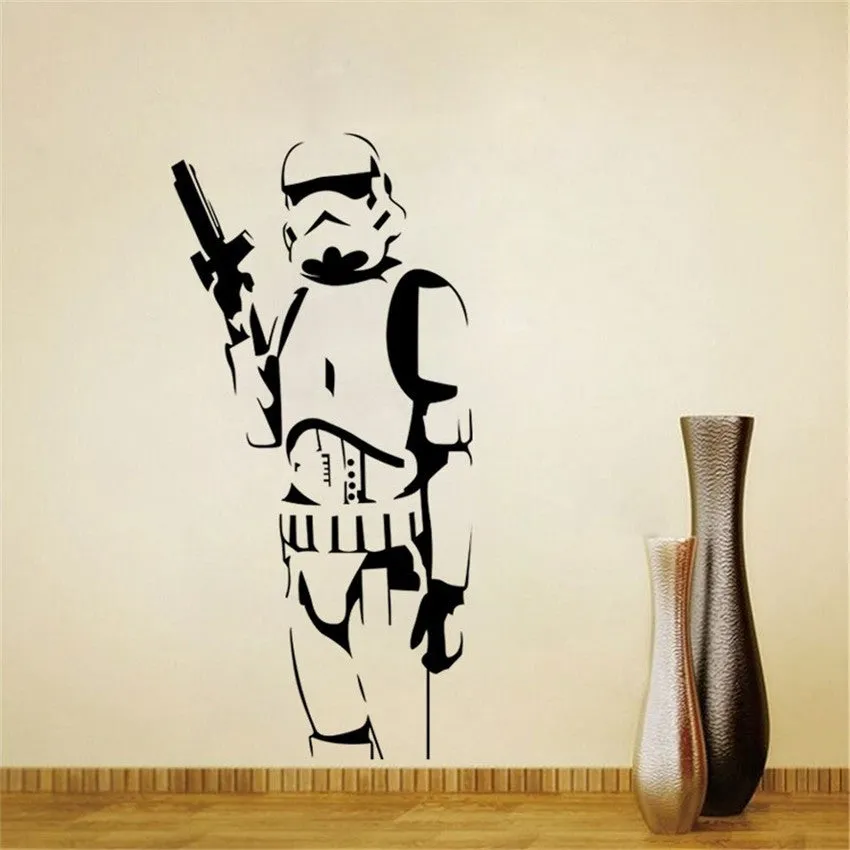 DIY 3D Storm Trooper Wall Decal