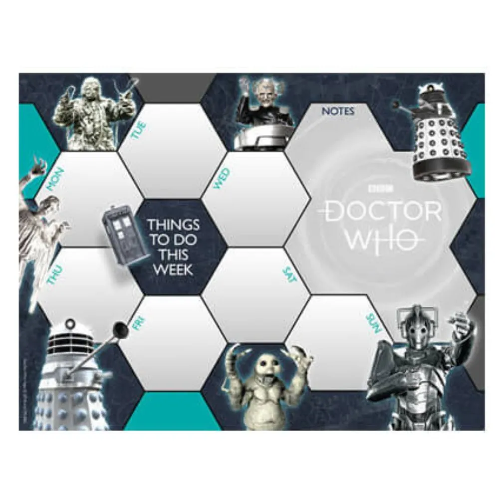 Doctor Who Desk Pad Weekly Planner