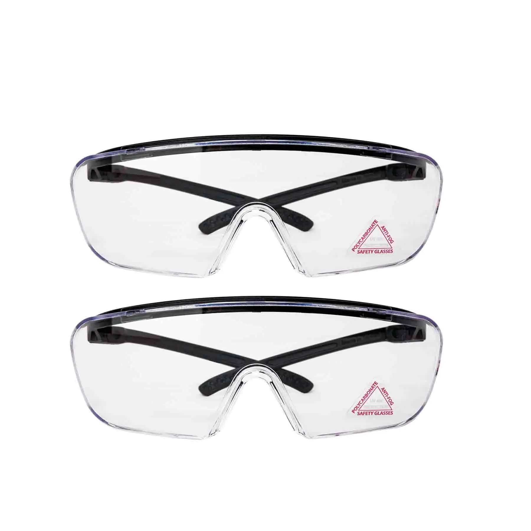 Duarte Premium Over Clear Safety Glasses, ANSI Z87.1, Anti Fog & Scratch