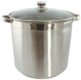 Dura Kleen 3008 Eurohome Stock Pots, Stainless Steel, 8 Quart