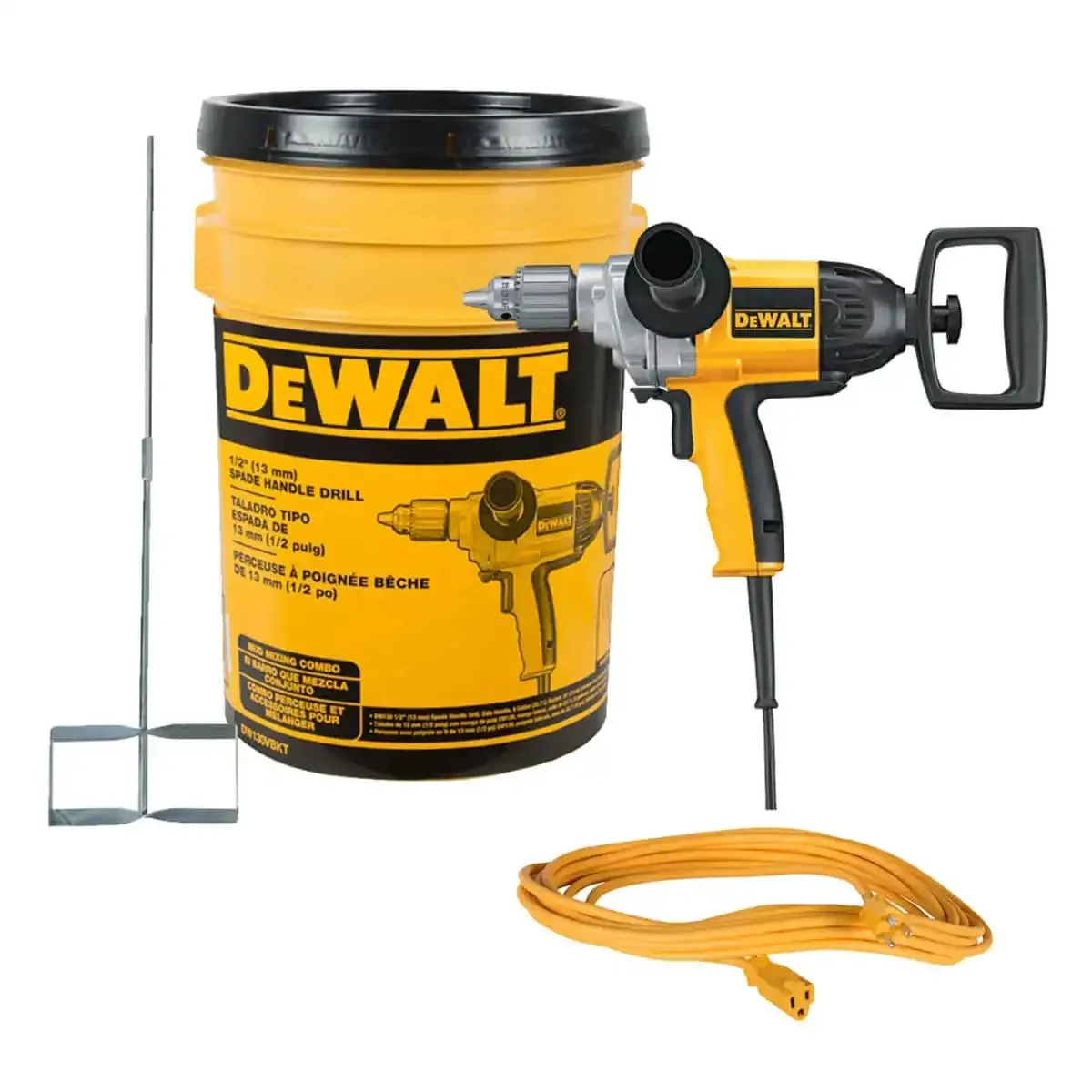 DW130VBKT Dewalt 1/2" Mixing Drill Kit