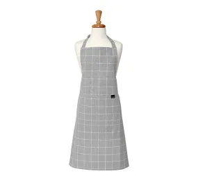 Eco Check Apron Grey