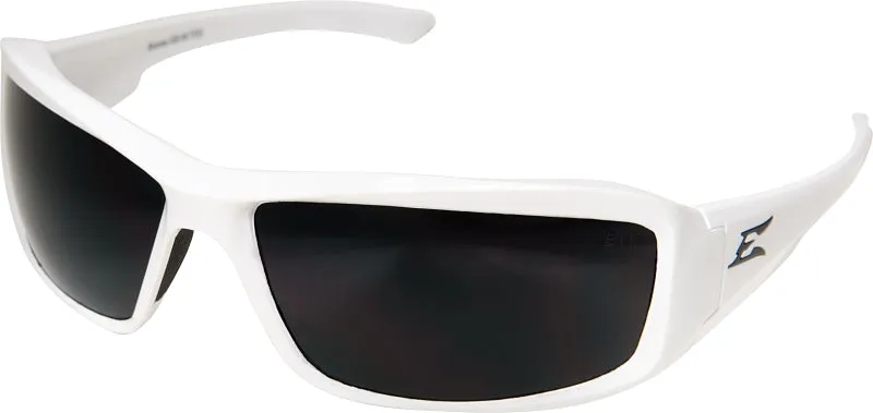 Edge TXB246 Polarized Safety Glasses, Unisex, Polycarbonate Lens, Full Frame, Nylon Frame, White Frame :EA: QUANTITY: 1