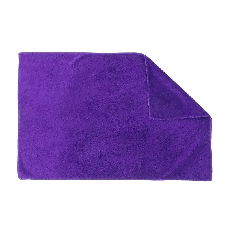 Encasa Microber Face Towel (40x60 cm) 400 GSM - Super Absorbent, Quick-Dry, Gentle on Skin, Super-Soft for Everyday Use | Microfiber Face Towel for Women & Men (Purple, Pack of 3)