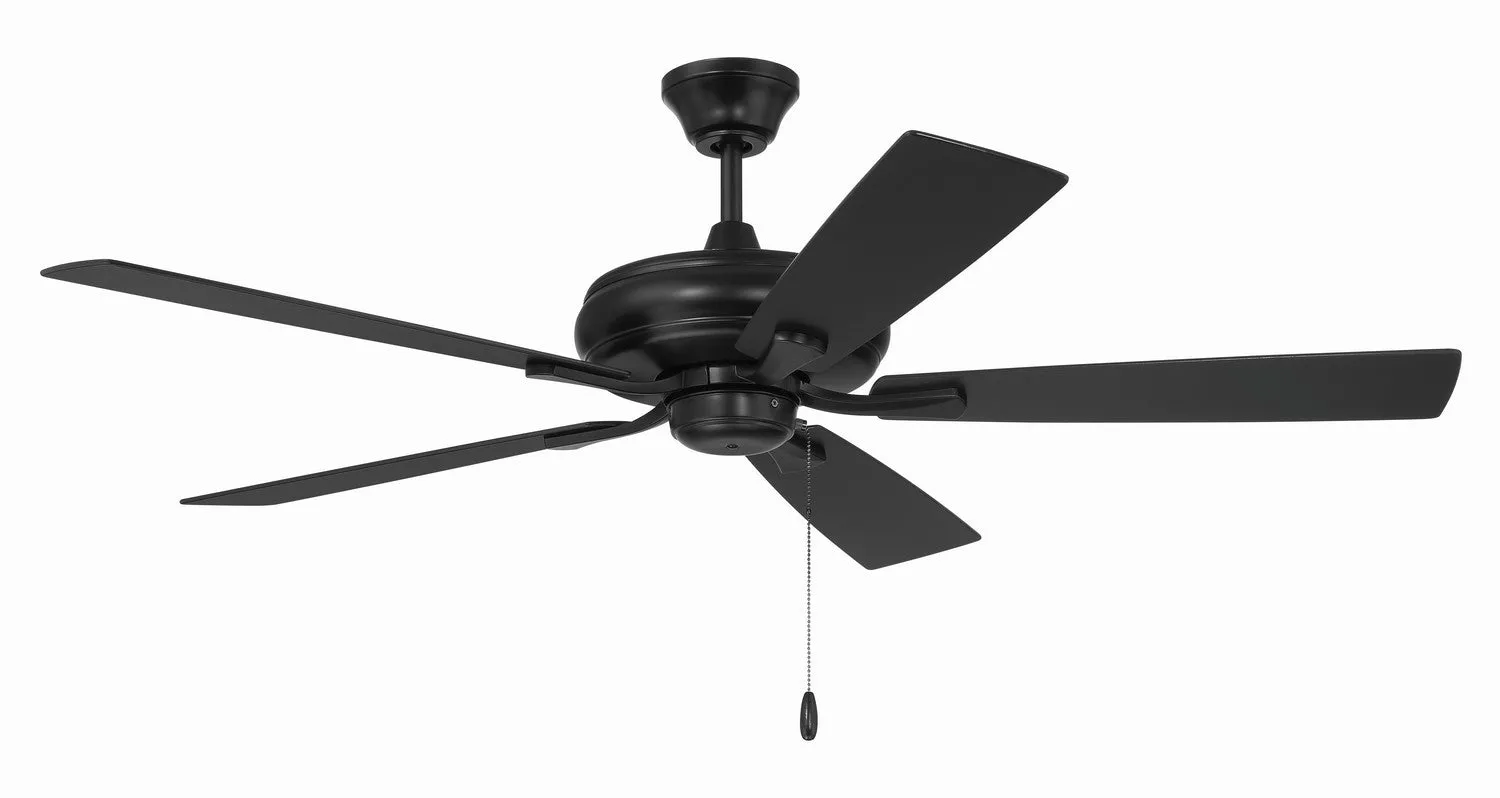 Eos 52" Ceiling Fan in Flat Black