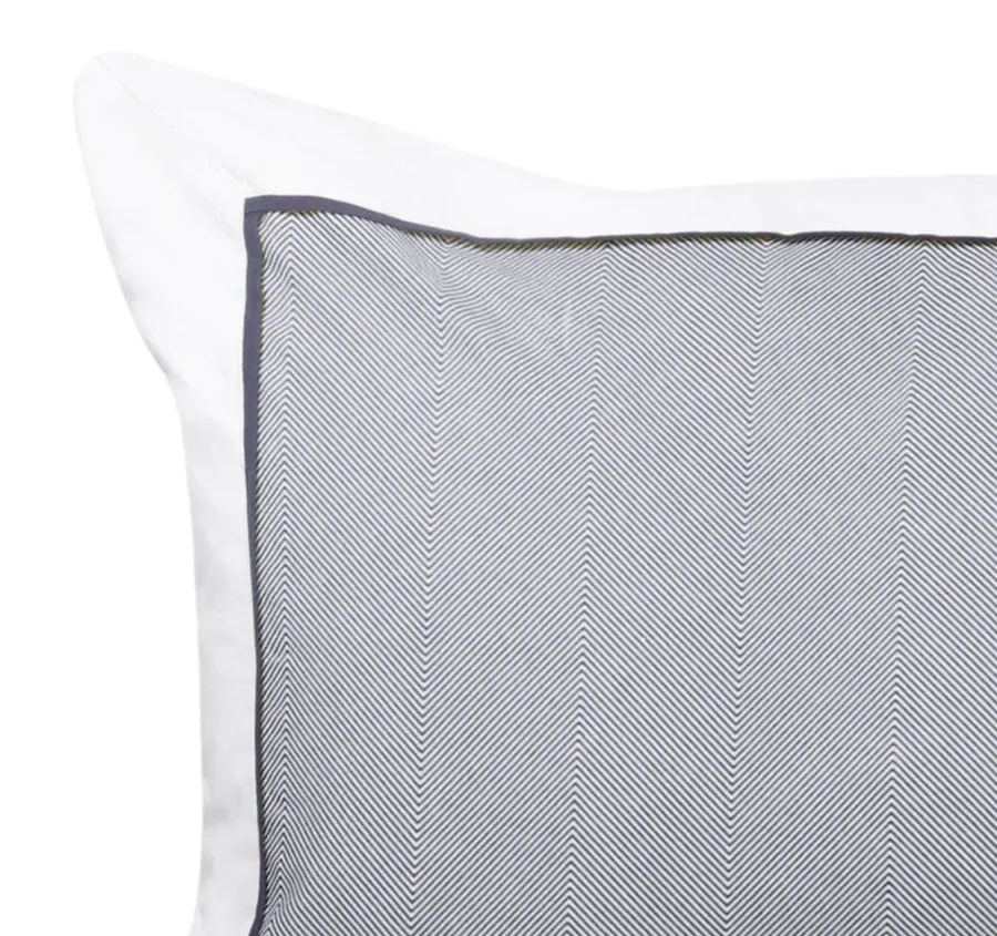 Essex European Pillowcase Navy