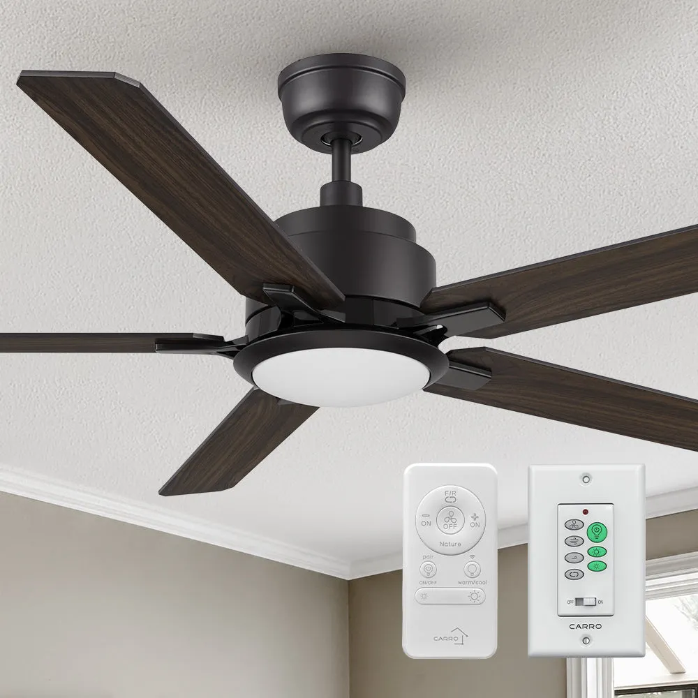 Essex Ⅱ Smart Outdoor Ceiling Fan with Dimmable LED Light Remote 52 Inch