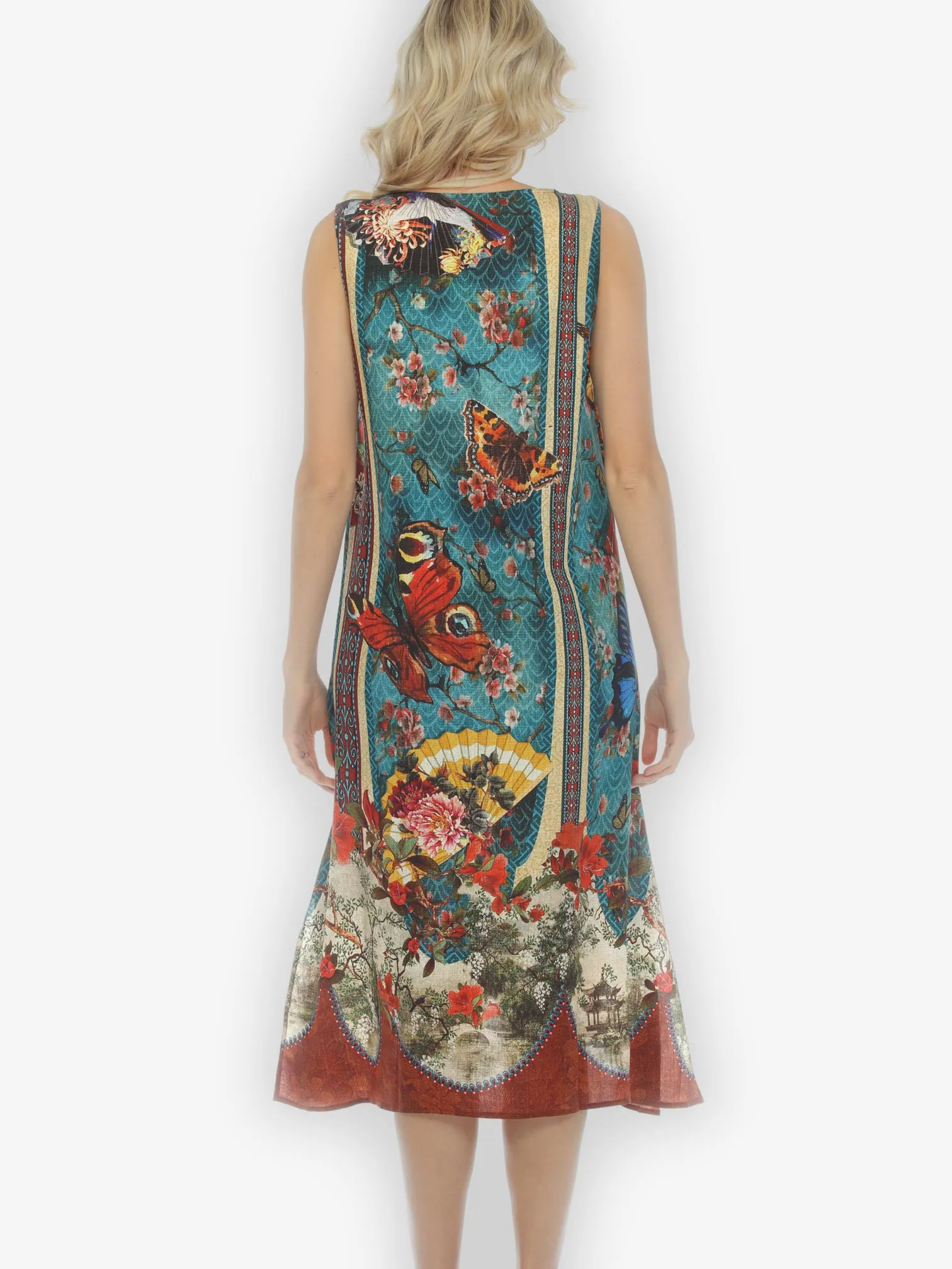 Fabulous Fans Flowers Tank Dress