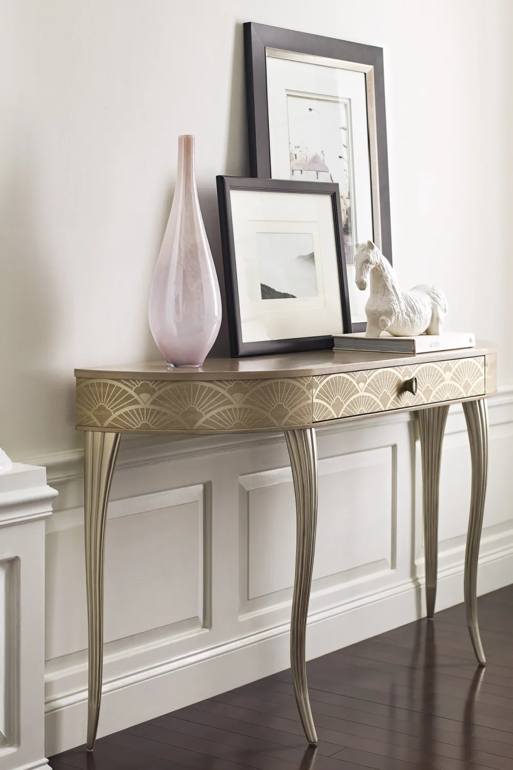 Fan-Motif Console Table | Caracole Lillian