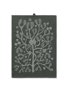 Ferm Living Mistletoe Tea Towel