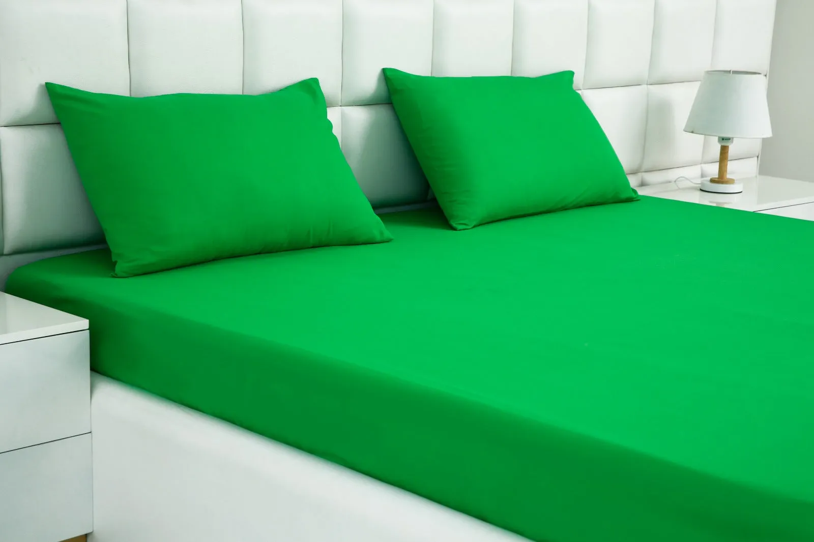 Fitted Bed Sheet-Green