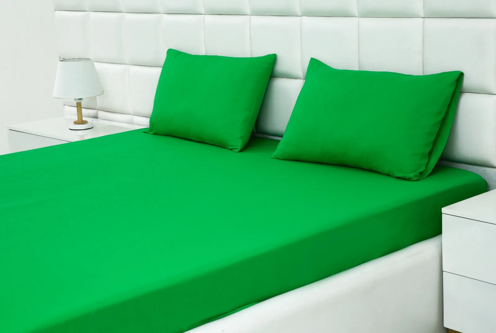 Fitted Bed Sheet-Green