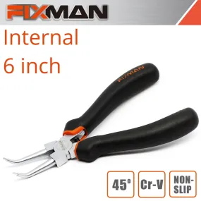 FIXMAN FIXMAN INTERNAL CIRCLIP PLIERS 6'/145MM X 45 DEG FIX A0701