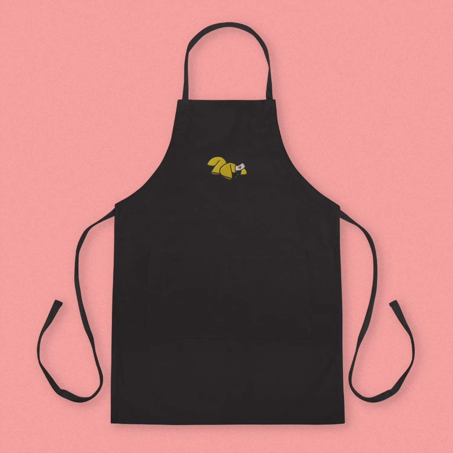 Fortune Cookie Embroidered Apron