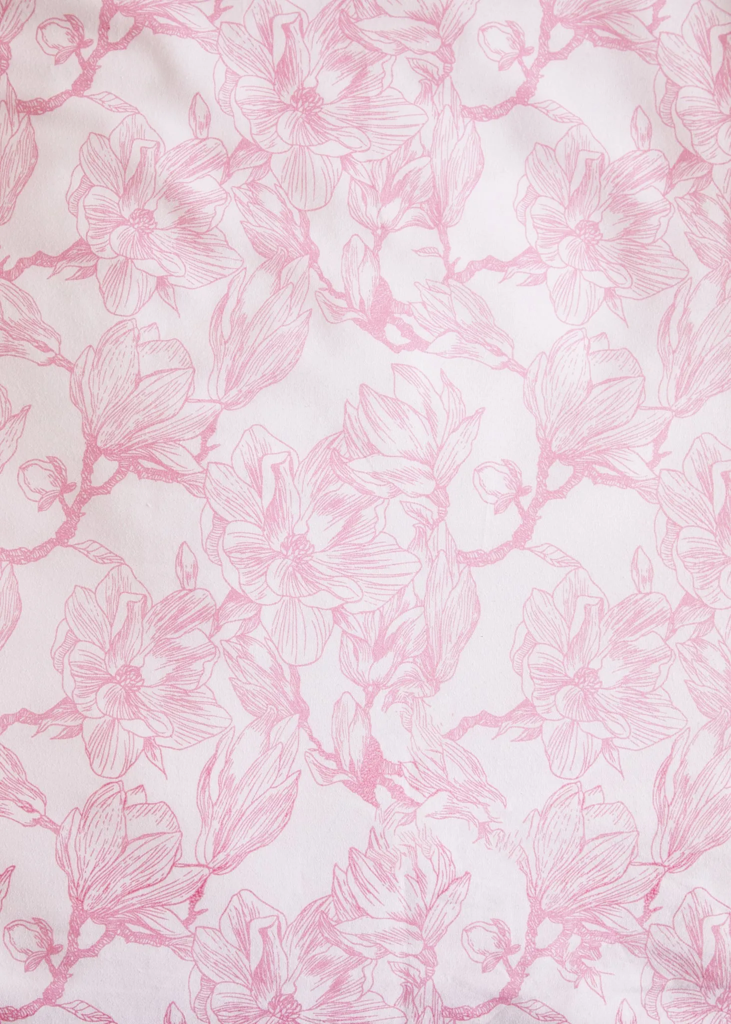 Foxford Pink Magnolia Oxford Pillowcase