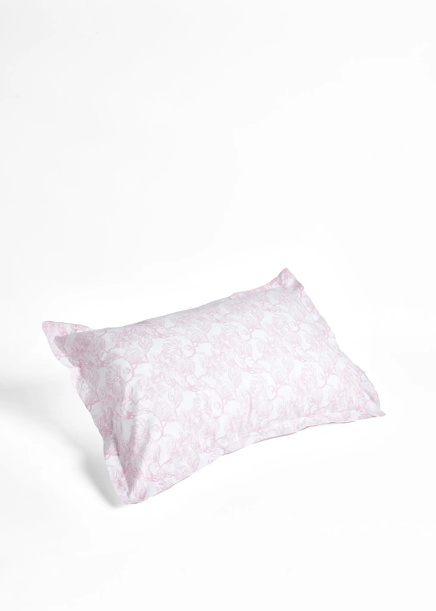 Foxford Pink Magnolia Oxford Pillowcase