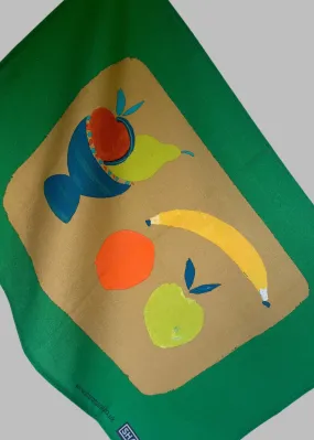 Fruit Bowl Tea Towel - Emerald