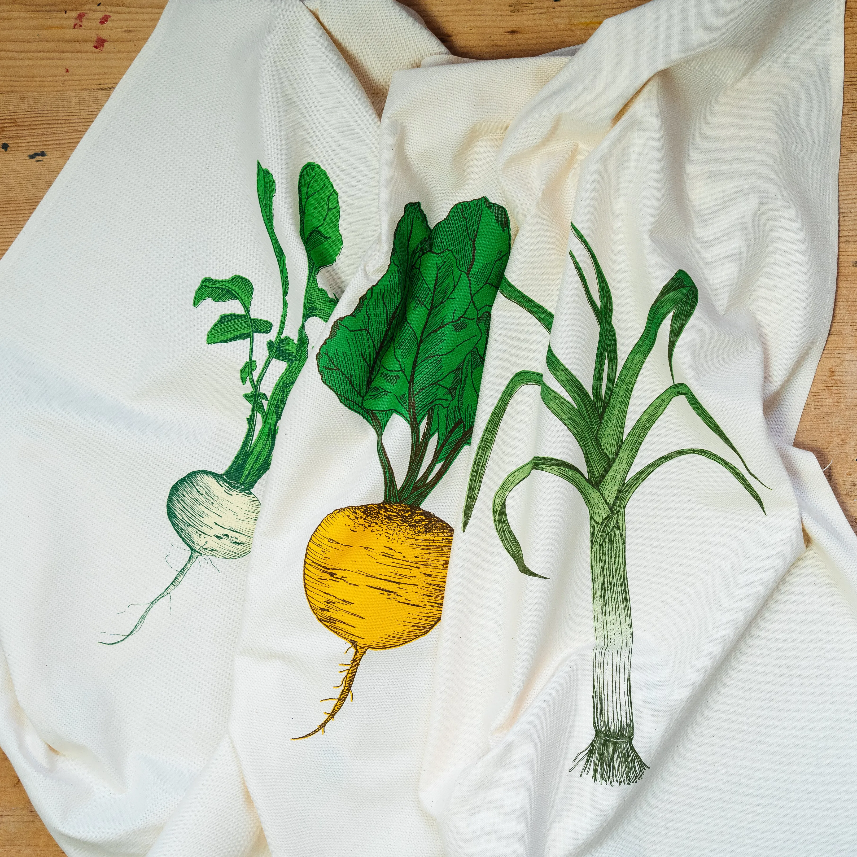 Garden Vegetable Tea Towel Gift Set