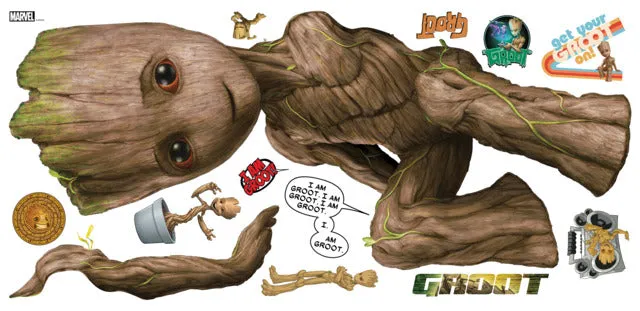 Groot Peel and Stick Giant Wall Decals