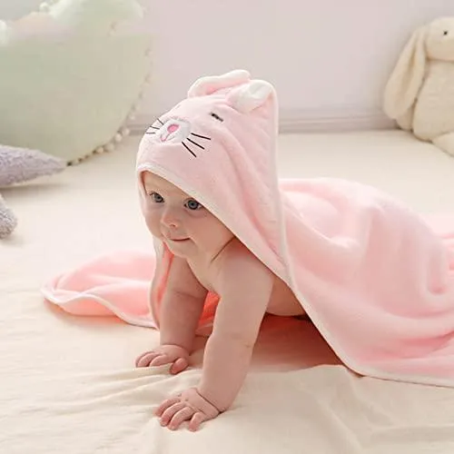 Hooded baby Towel,Baby Bath Towel Blanket,l Baby Gift Set.