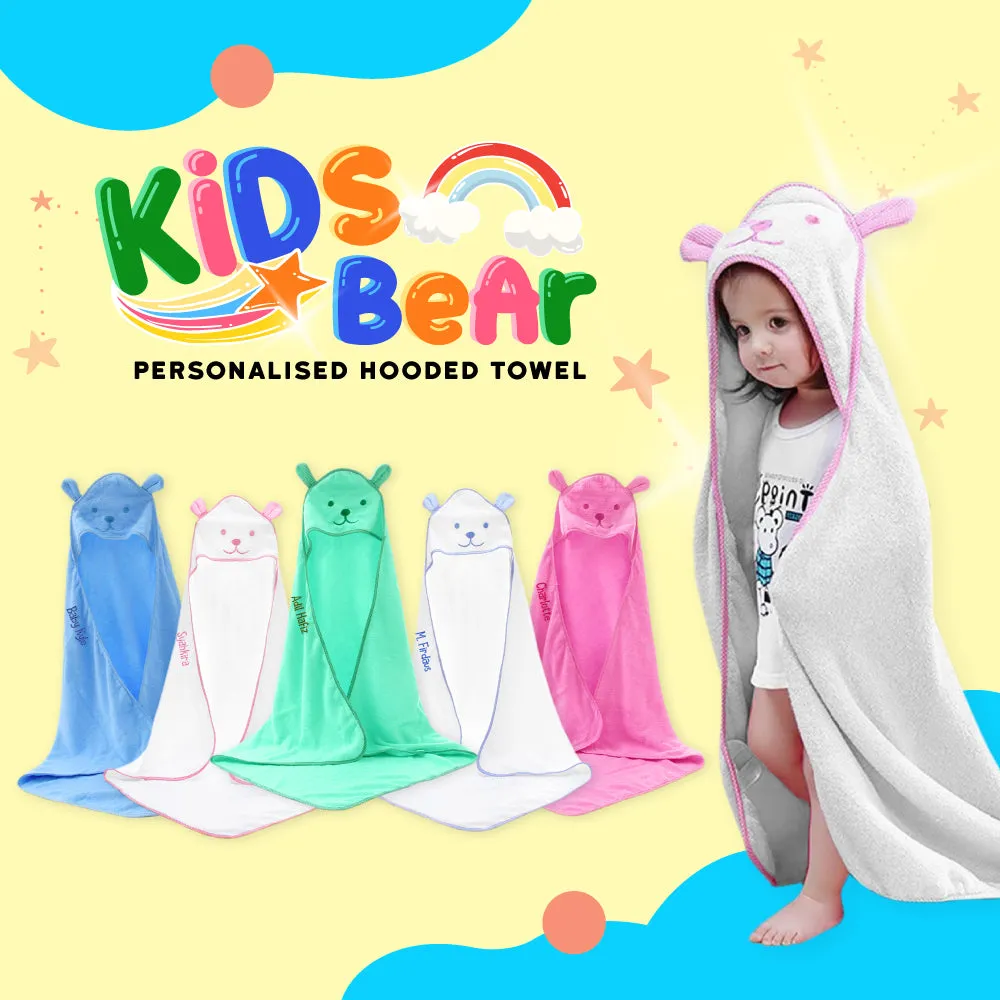 Hooded Kids Towel Wrap