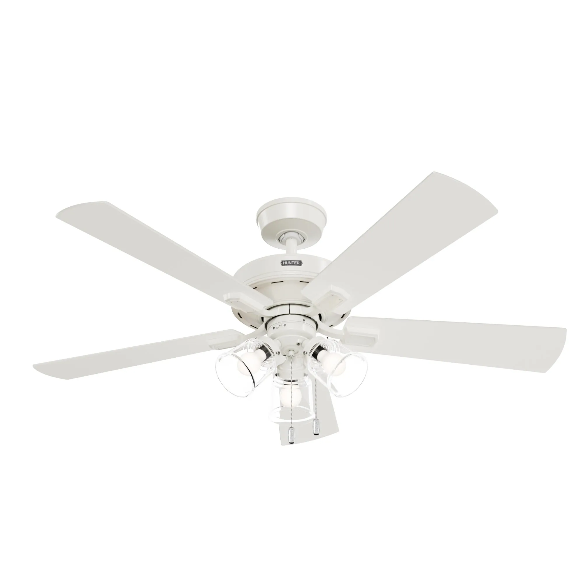 Hunter 52 inch Crestfield Ceiling Fan with LED Light Kit and Pull Chain