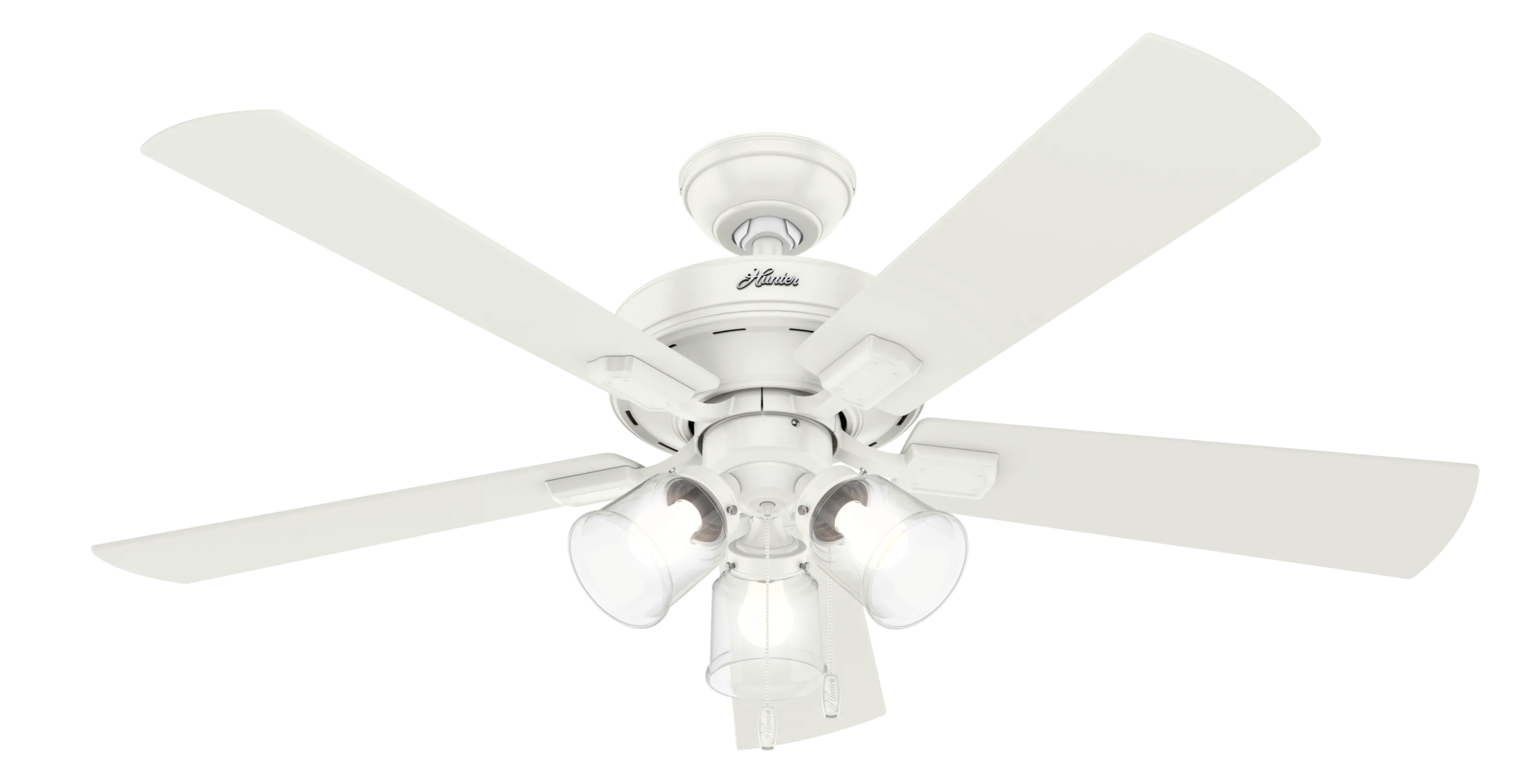 Hunter 52 inch Crestfield Ceiling Fan with LED Light Kit and Pull Chain