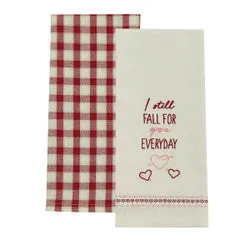 I Still Fall For You Dishtowel Set of 2