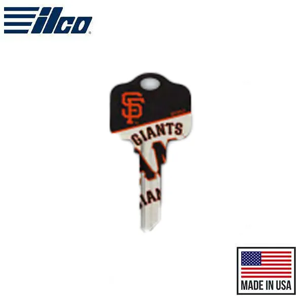 Ilco - MLB TeamKeys - Key Blank - San Francisco Giants - SC1 (5 Pack)