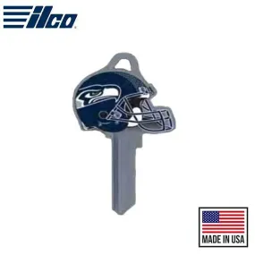 Ilco - NFL TeamKeys - Helmet Edition - Key Blank - Seattle Seahawks - SC1 (5 Pack)